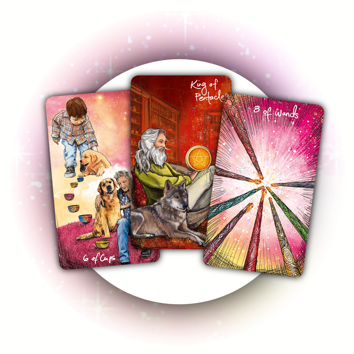 Для иллюстрации расклада я использую репродукции колоды Таро Светлого Провидца.