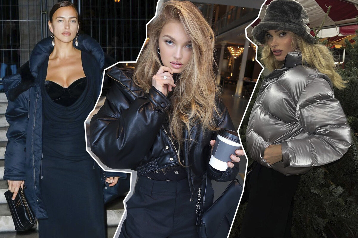     8 самых модных образов звезд в пуховиках