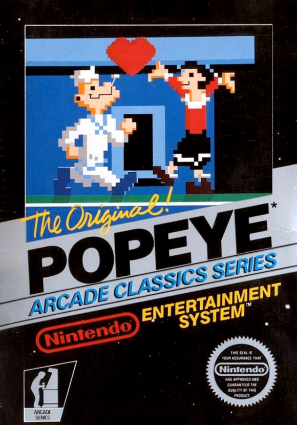 Popeye - это многоэкранная платформенная игра, которая первоначально была выпущена в аркадах в 1986 году.