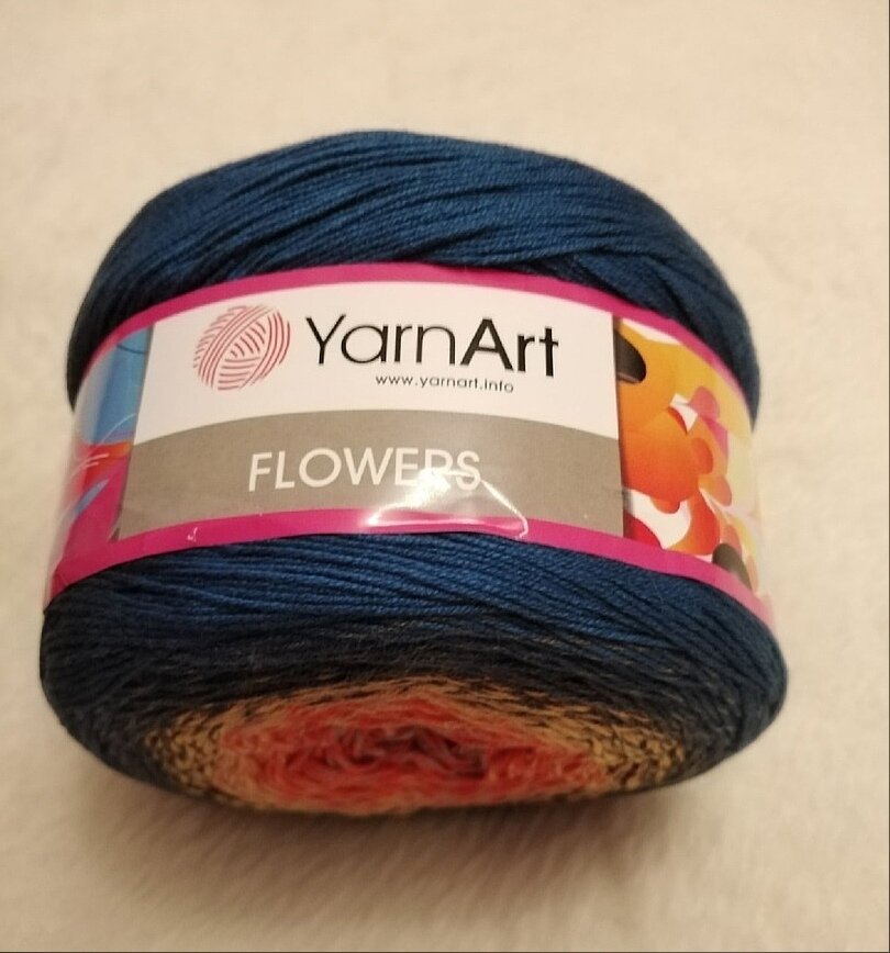 Фото автора. Пряжа Flowers Yarn Art