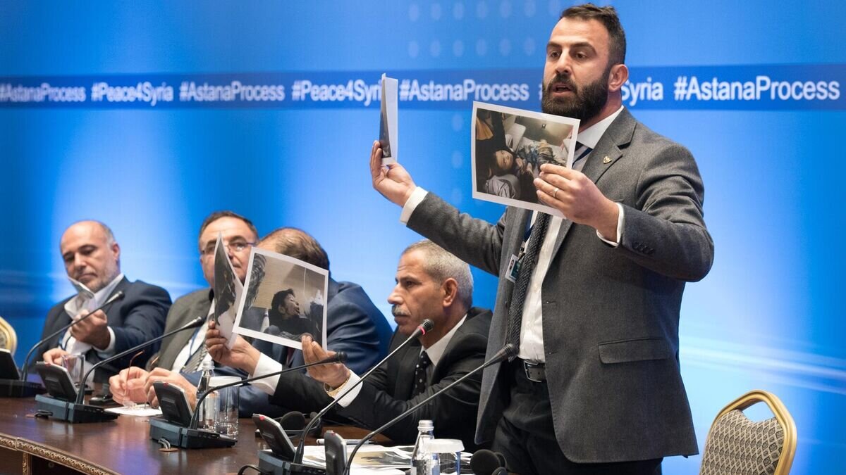    Участники заседания совместной оперативной группы по сирийскому урегулированию на международной встрече в Астане © Sputnik / Болат Шайхинов