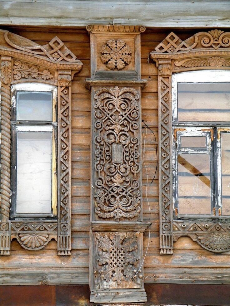 Наличники, Нижний Новгород, взято у @gellachara