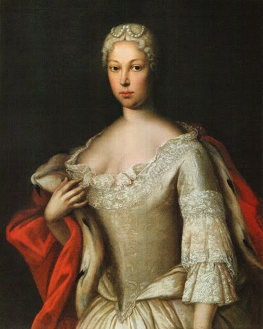 Наталья Борисовна Долгорукая (Шереметева) в возрасте 15-16 лет