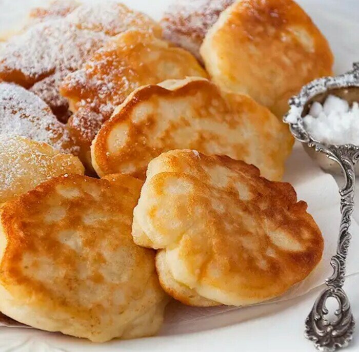 Оладьи без кефира