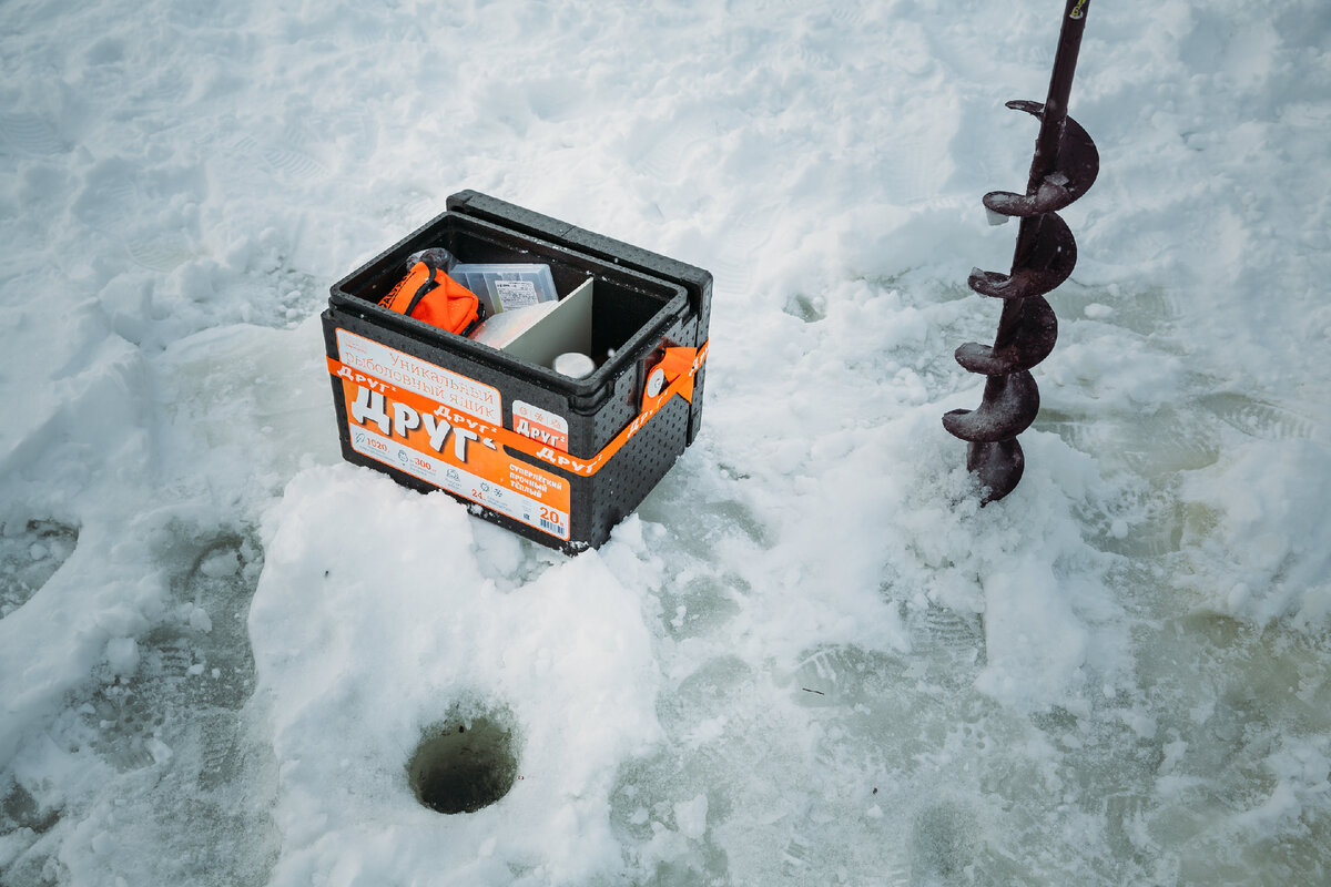 Ящик для зимней рыбалки утепленный двухярусный ручной работы (323742)