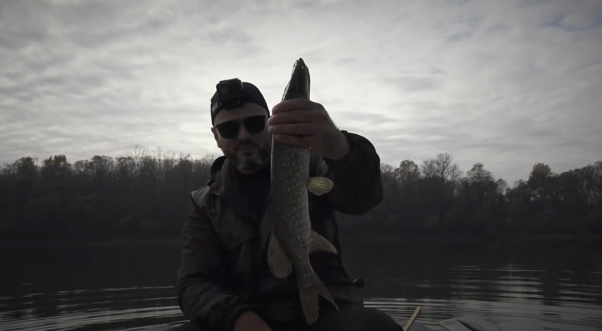Первая килушка на новом водоеме