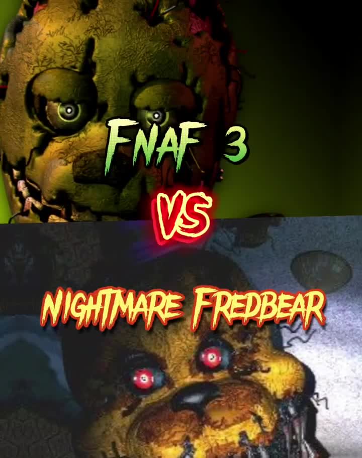 Nightmarionne Vs FNaF 6 __ Nightmare Fredbear Vs FNaF 3 __