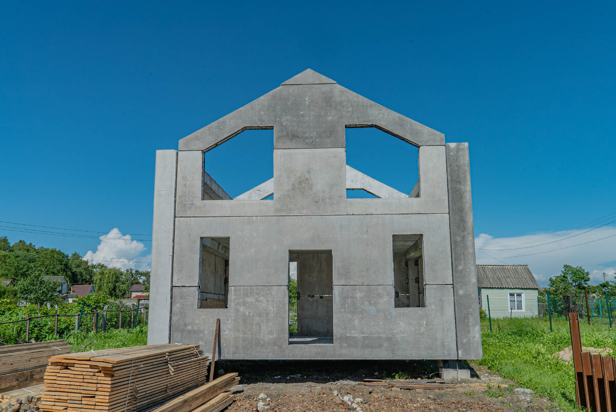 тёплая коробка дома