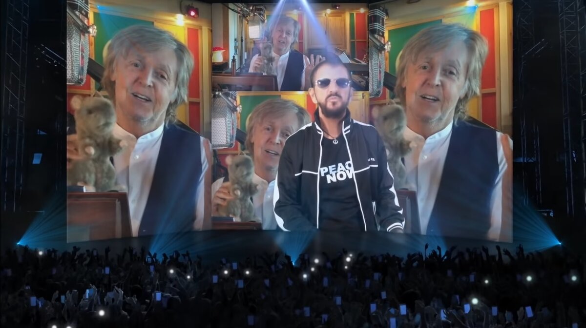 Ringo Starr - Here's To The Nights кадр из клипа