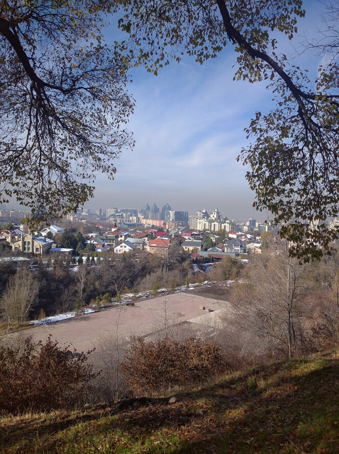 Вид на город