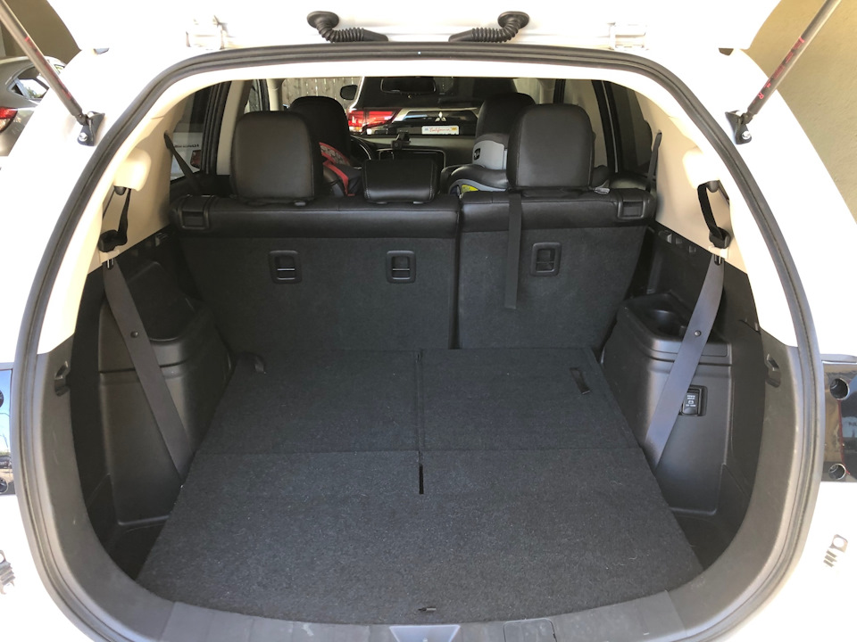 Багажник со сложенными сидениями