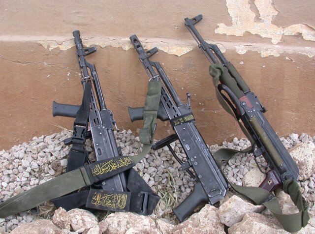    Оружие боевиков Israel Defense Forces