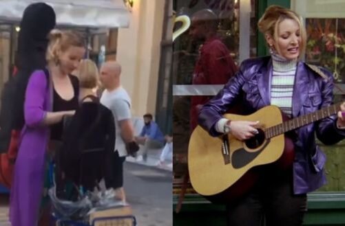 К сожалению, о реальной «Фиби Буффе» известно только то, что её зовут Вера и что она профессионально занимается музыкой. Так что людям остаётся лишь удивляться тому, какие совпадения и случайные сходства порой нам подбрасывает жизнь. 
Девушка музыкант, гитара есть, пусть песню про "Драного кота" споёт)