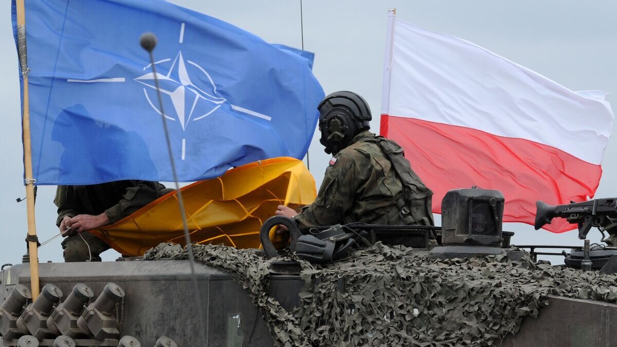    Польские военные во время совместных учений войск НАТО в Польше© AP Photo / Alik Keplicz