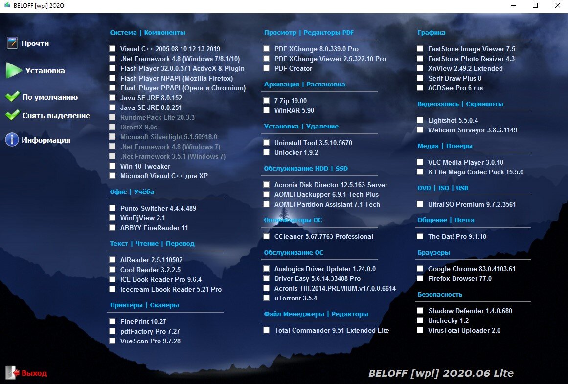 Типичный WPI