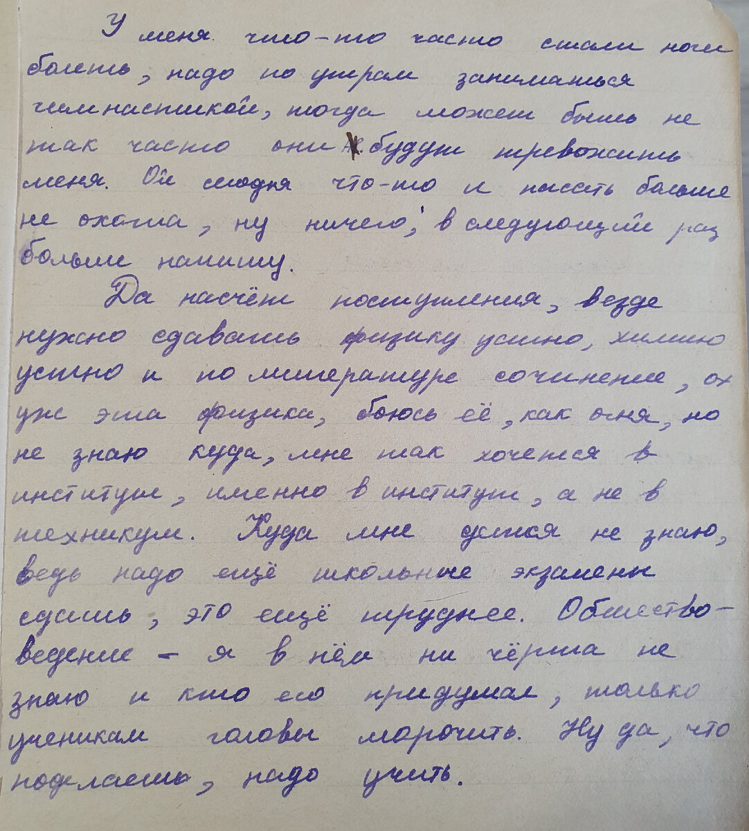 Одиннадцатая запись Дневника матери