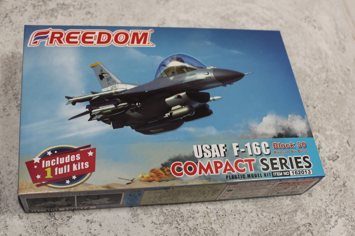 USAF F-16C Block 50,162013, Freedom Model Kits (фото автора)