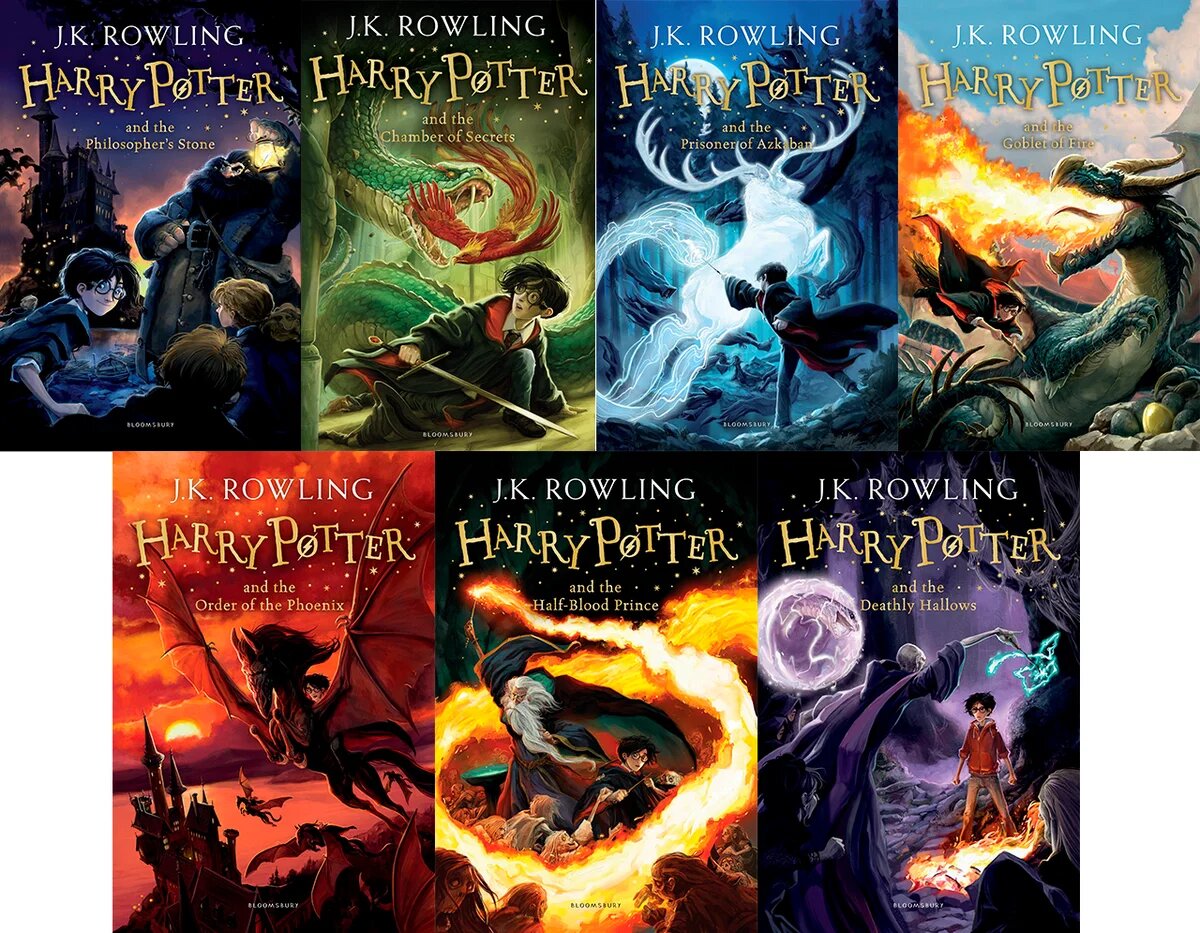 Все (нормальные) книги по вселенной Гарри Поттера.