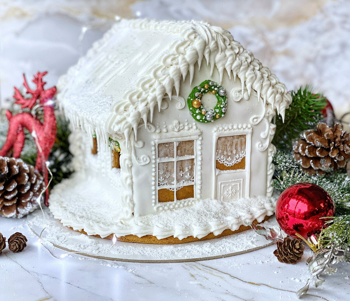 Пряничный домик из новогодней коллекции "Булошная".
