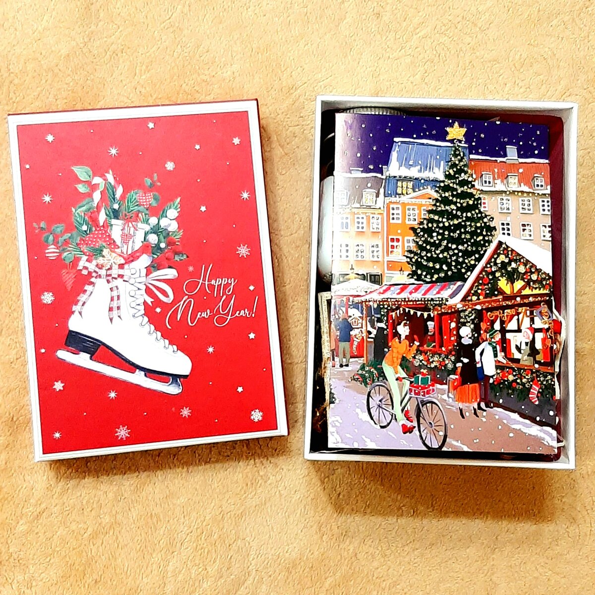 Так выглядит мой подарок, если снять крышку с коробки