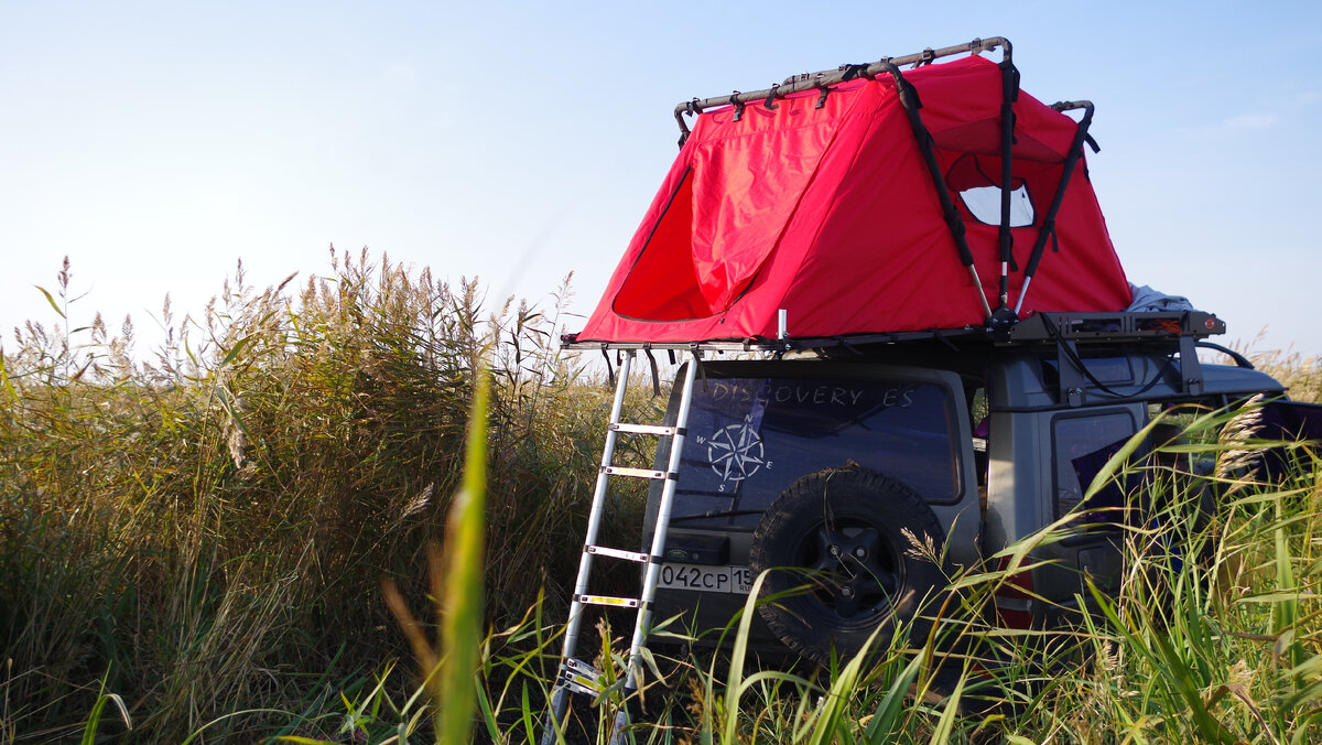 Ночуем с автопалаткой в болоте