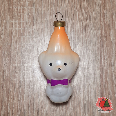 Ёлочная игрушка "Мишка в оранжевой шапке" (Томский ЭЛЗ)