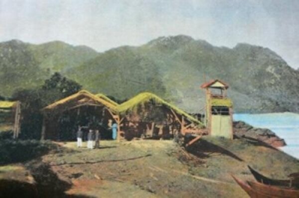 Туенкуанг в XIX веке. Ныне это маленький провинциальный город с населением 42 тысячи человек.