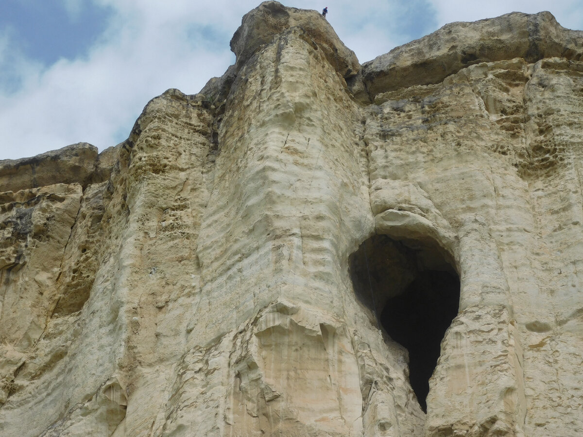 скалолазы на вершине Белой скалы (фото автора)