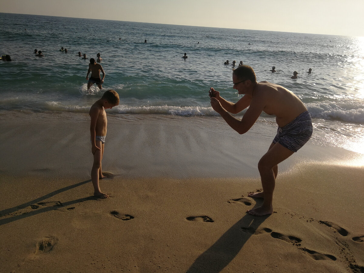 Фото автора. Аланья. Сентябрь 2020 года. Пляж Клеопатра