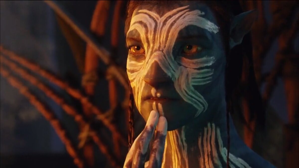 Нейтири готовит Джейка к "Призрачной охоте"