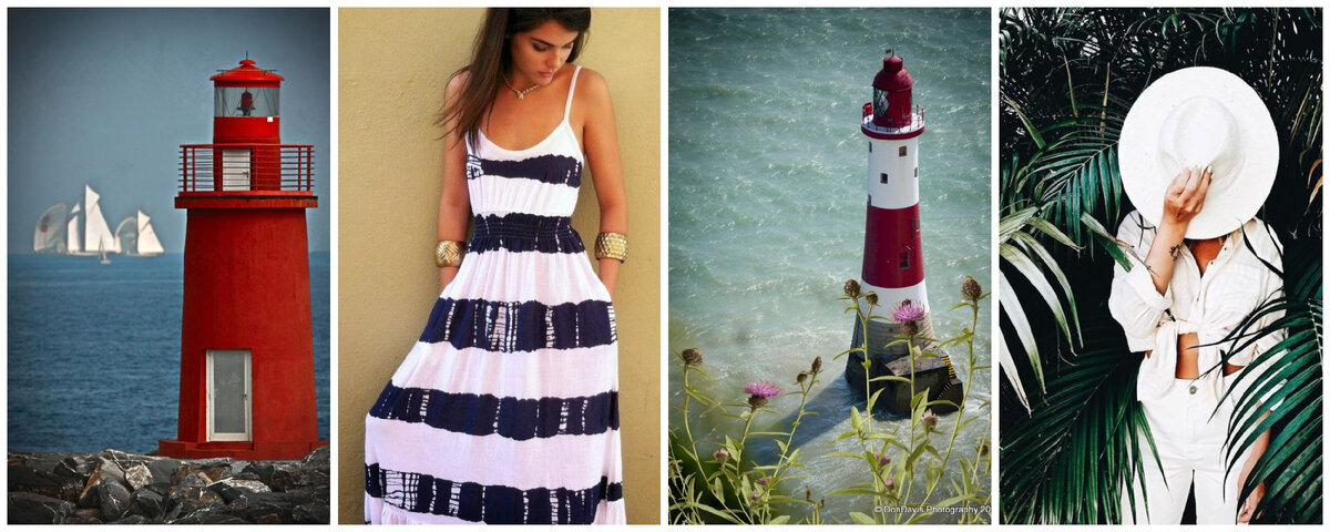 Контрастный июль с характерным ярким-красным.