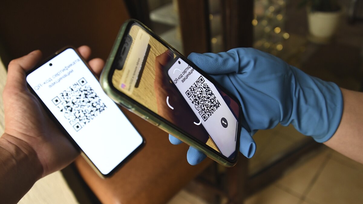 Система QR кодов в действии.