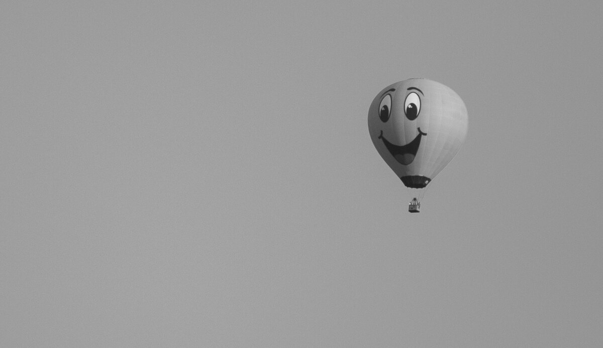 Воздушный шар над пригородом Уфы, июль 2021 