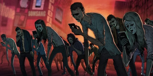 Смартфонная зависимость, затронула ни одно поколение. От ребенка в коляске до человека зрелого возраста.