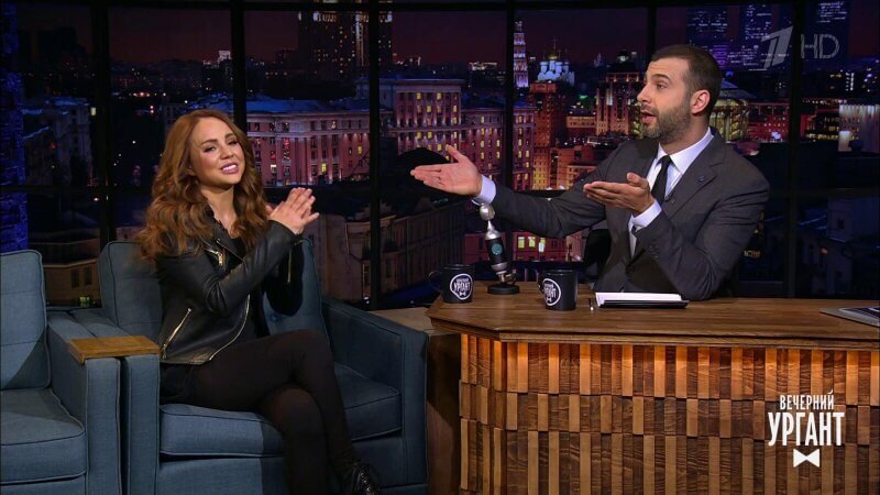 Иван Ургант и МакSим в шоу Вечерний Ургант.