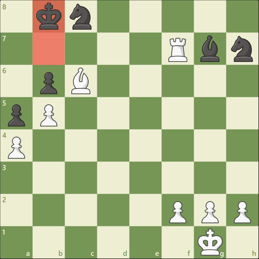 Крb8, вынуждено 