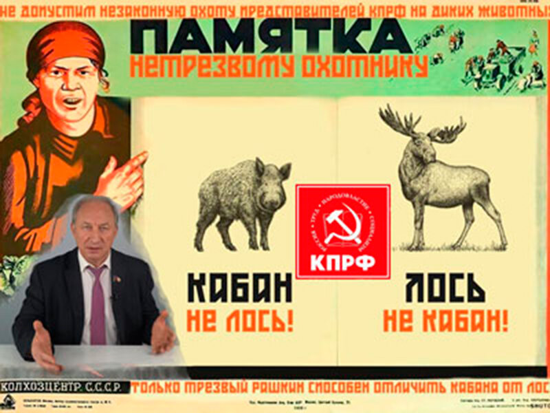 Спасут ли запоздалые "оправдания" карьеру браконьера Рашкина и имидж КПРФ?