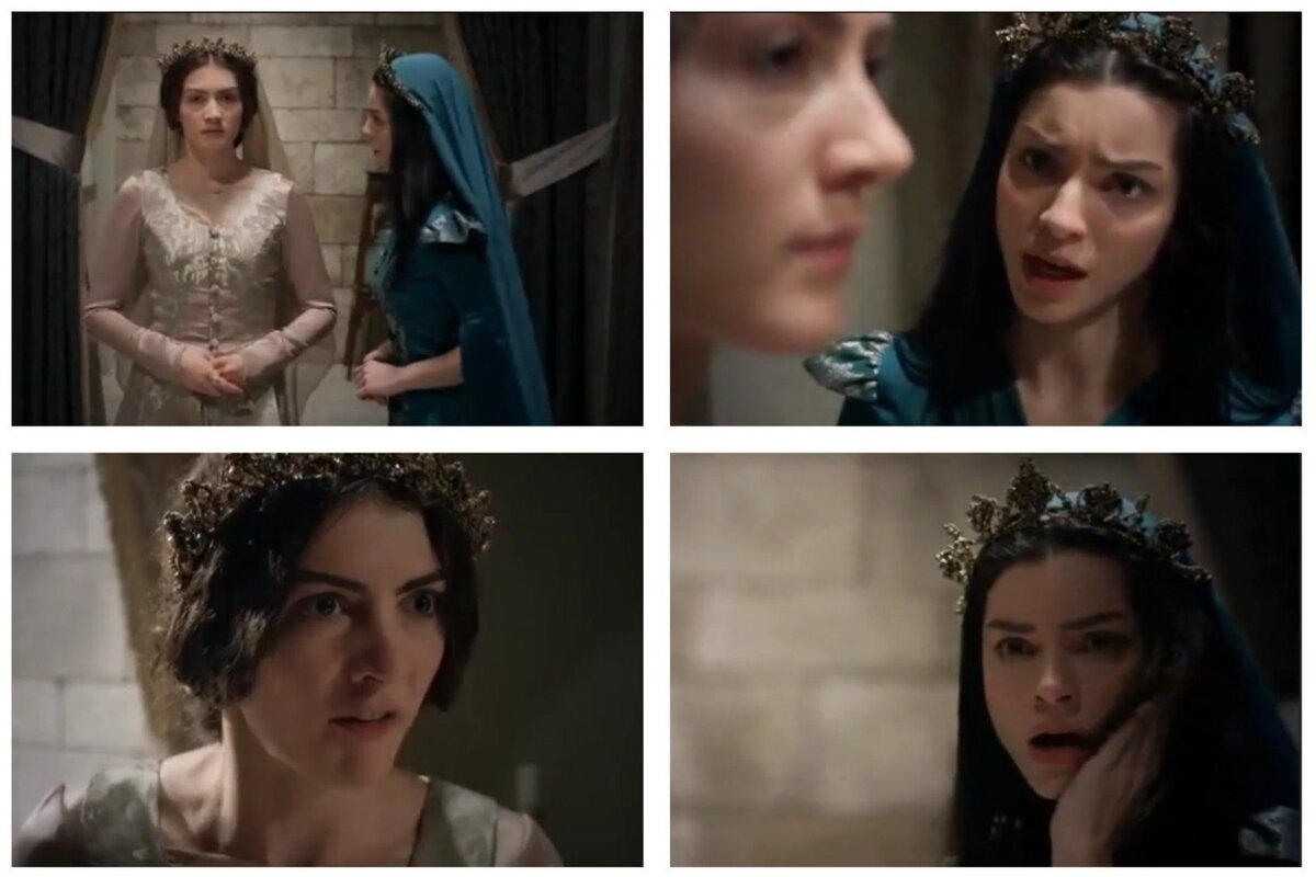 Конечно, доподлинно не сохранился портрет ни Нурбану Султан, ни Селимие. Потому для Вашего внимания просто коллаж из сериала. 