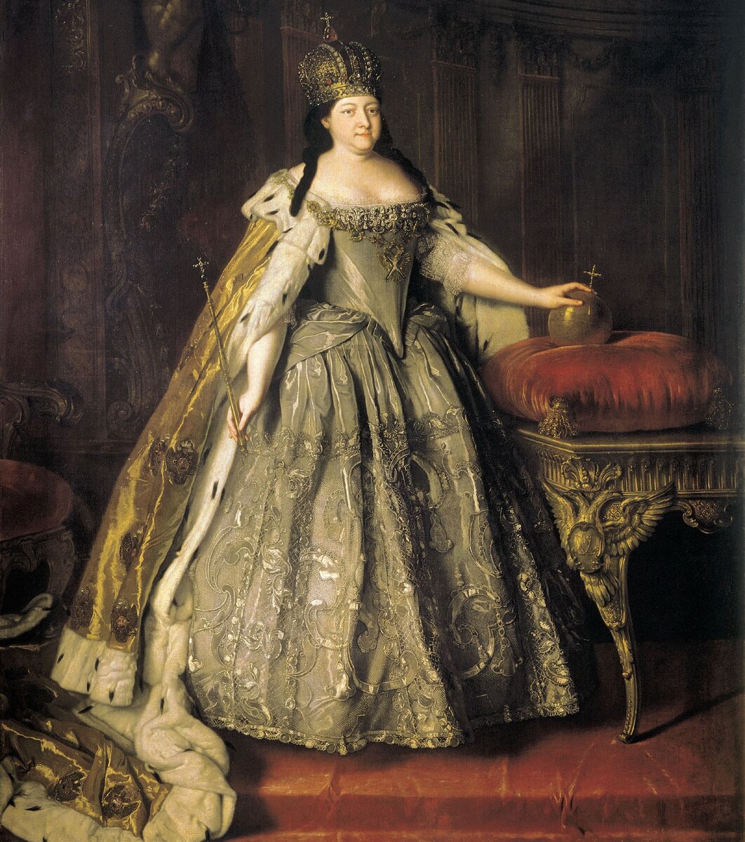 Анна Иоанновна жила в немецкой нищете и став царицей России оторвалась по полной