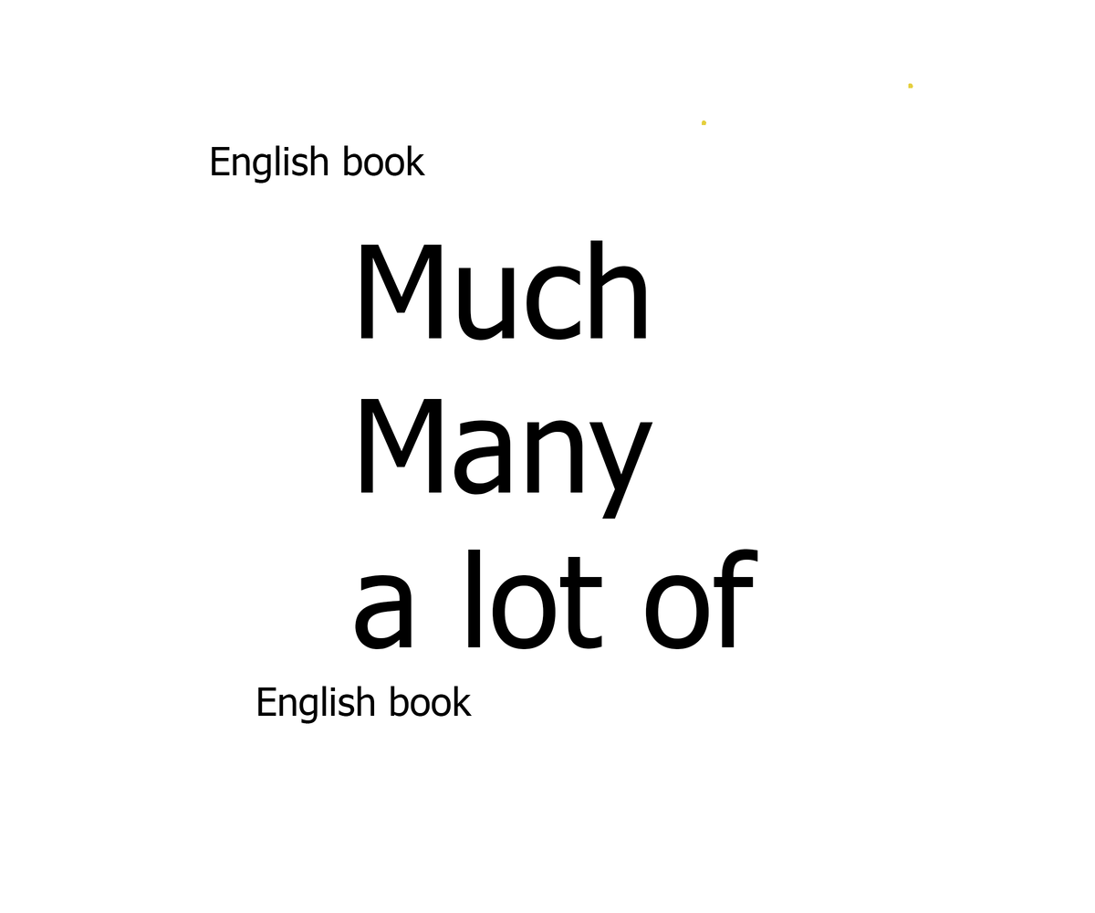 I have many english books