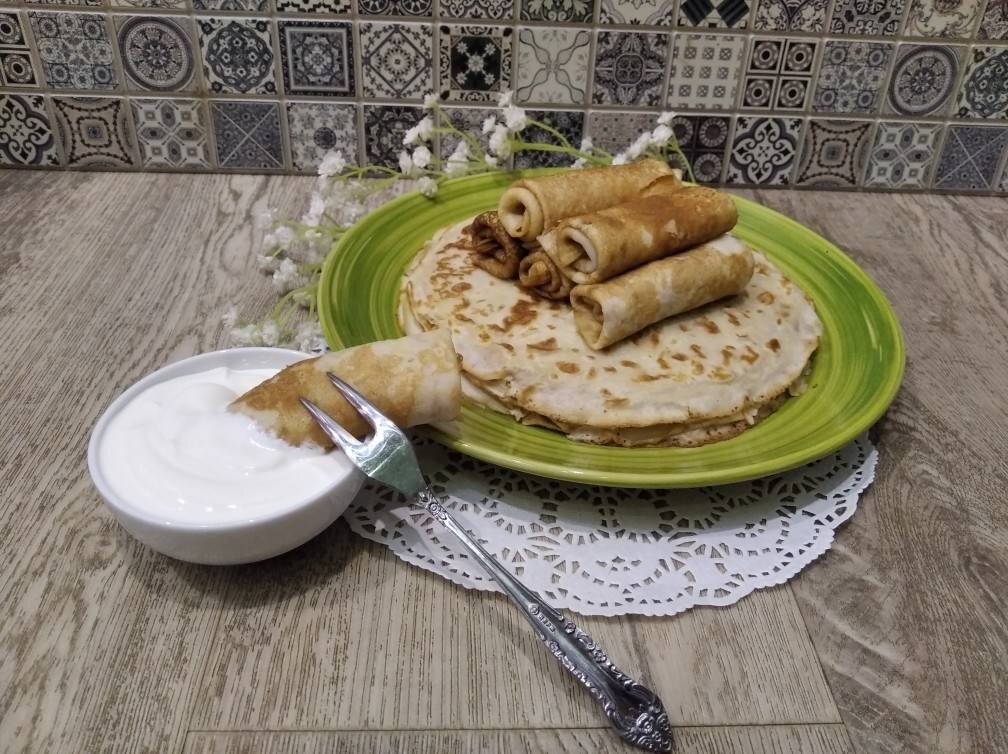 Блины на сквашенном молоке