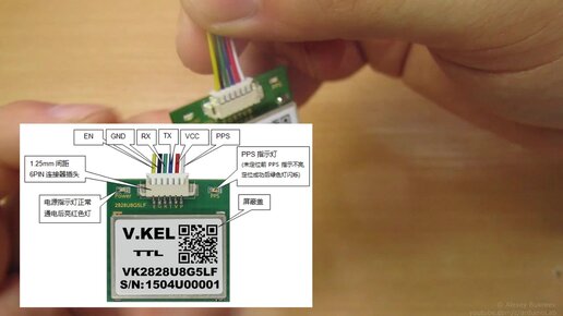 GPS/GLONASS/BeiDou приемник VK2828U8G5LF совместимый с UBLOX NEOM8N