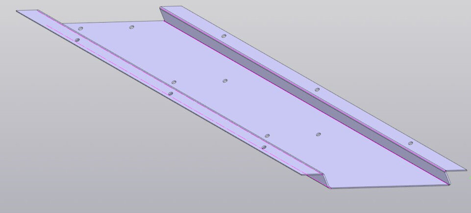 Пример одной из гибочных моделей 