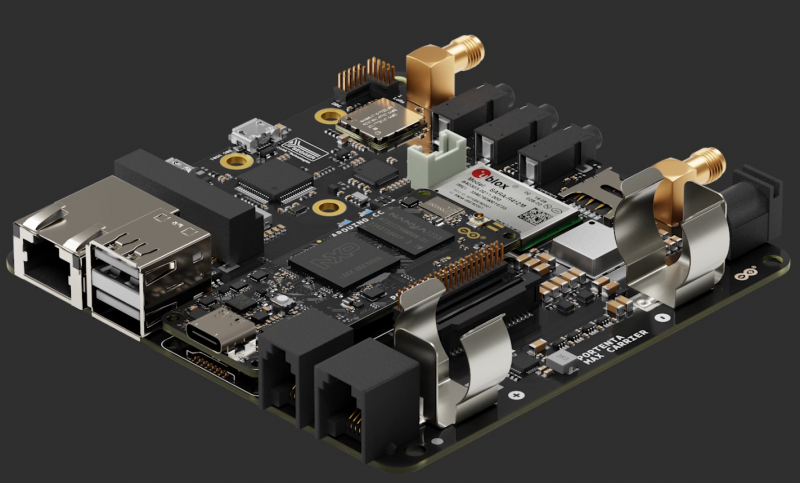 Portenta X8 и Max Carrier, источник: Arduino