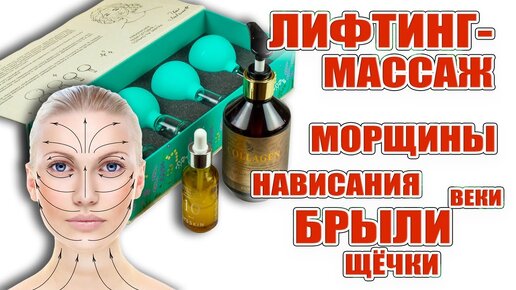 Лифтинговый масааж банками. Как делать правильно. Носогубка, межбровка, щечки, морщинки.