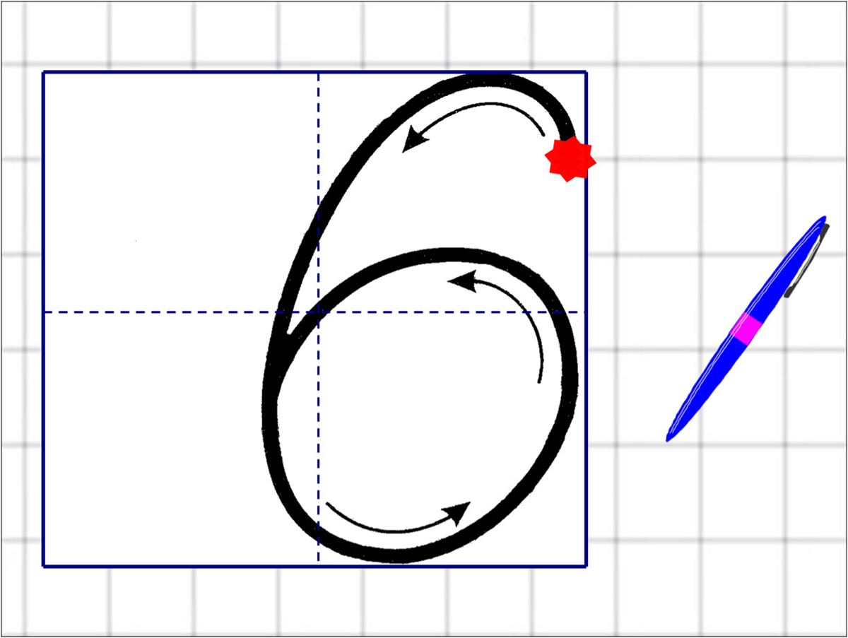Цифра 6 и 7. Написание числа 6. Как писать цифру 6. Письмо цифры 6. Цифра 6 правильное написание в клетке.
