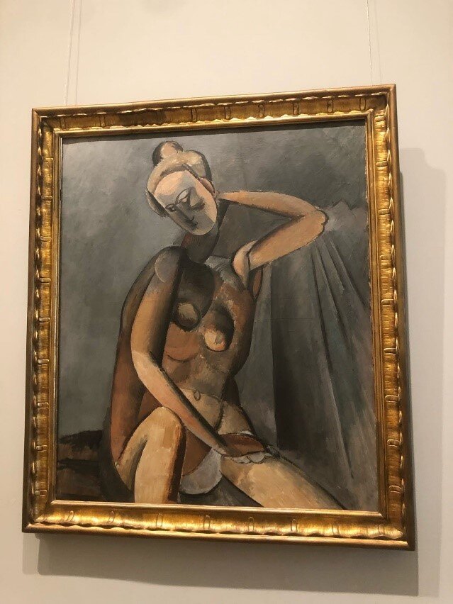 Пабло Пикассо. Нагая женщина. 1909 г. Холст, масло