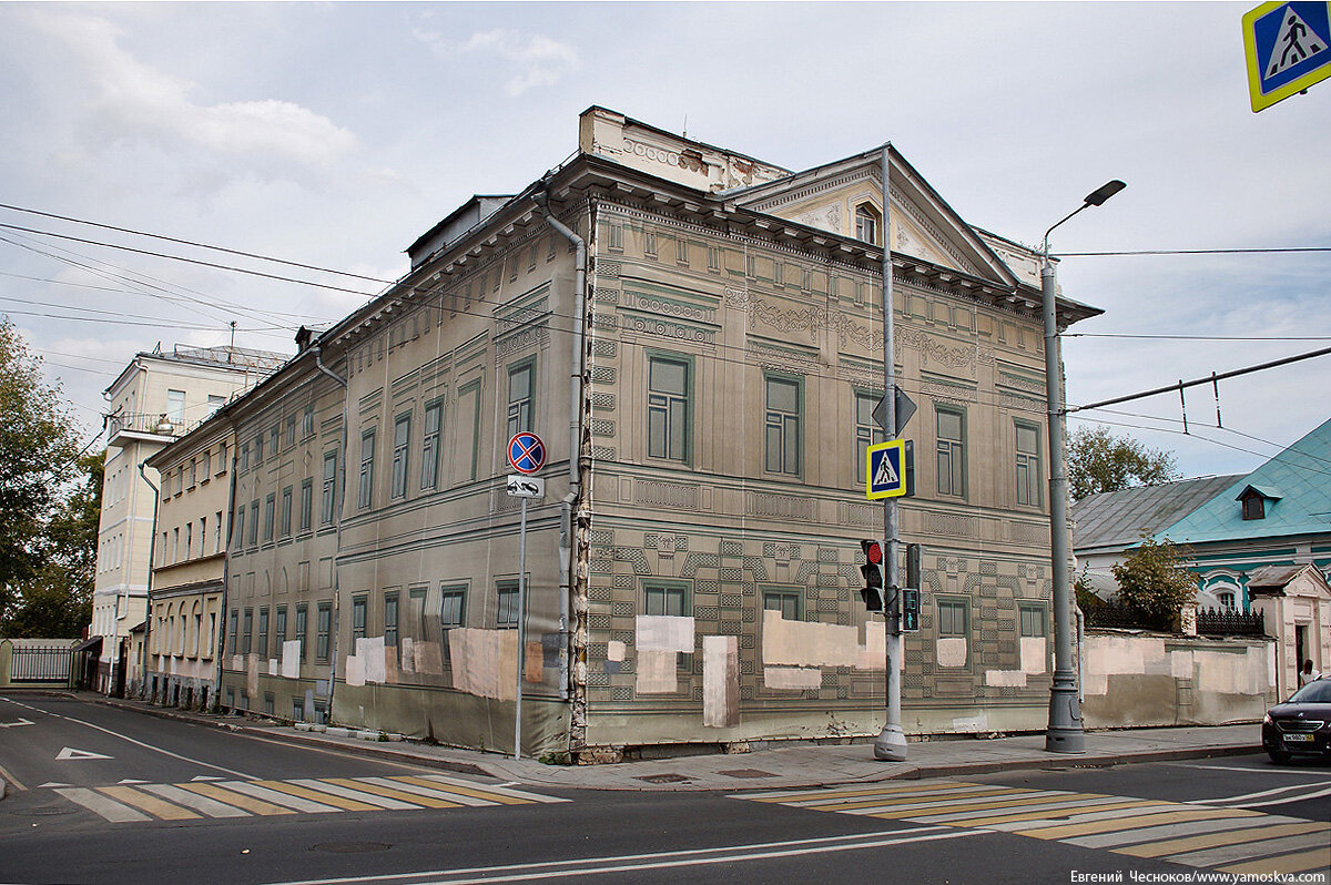 доходный дом монигетти. аэрогеоприбор завод. здание глазной больницы казаков. армянский переулок москва. алексеевская глазная больница.