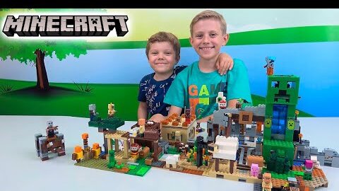 Лего МАЙНКРАФТ - Даник построил город Minecraft LEGO из шести наборов