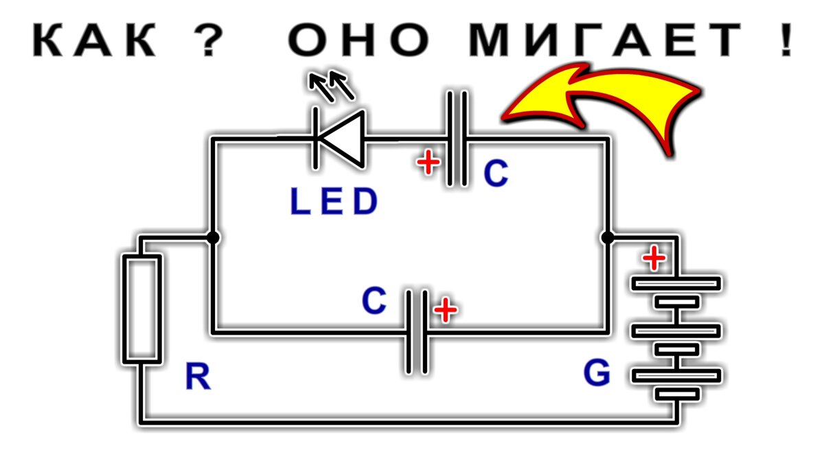 Самая простая мигалка на светодиодах - MBS Electronics